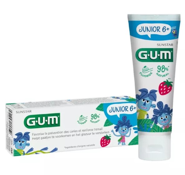 Gum Junior 6+ Dentifrice Enfant 50ml